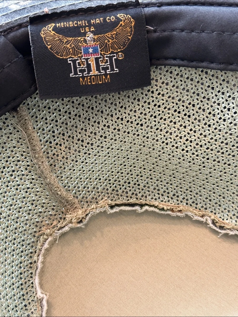 Henschel Camouflage Mesh Boonie Hat in Green